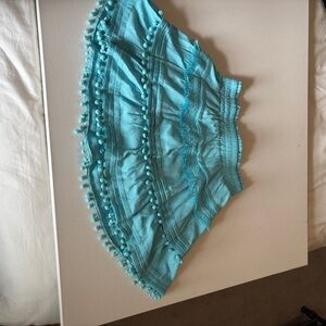 DO+BE Aqua Skirt with Fun Trim